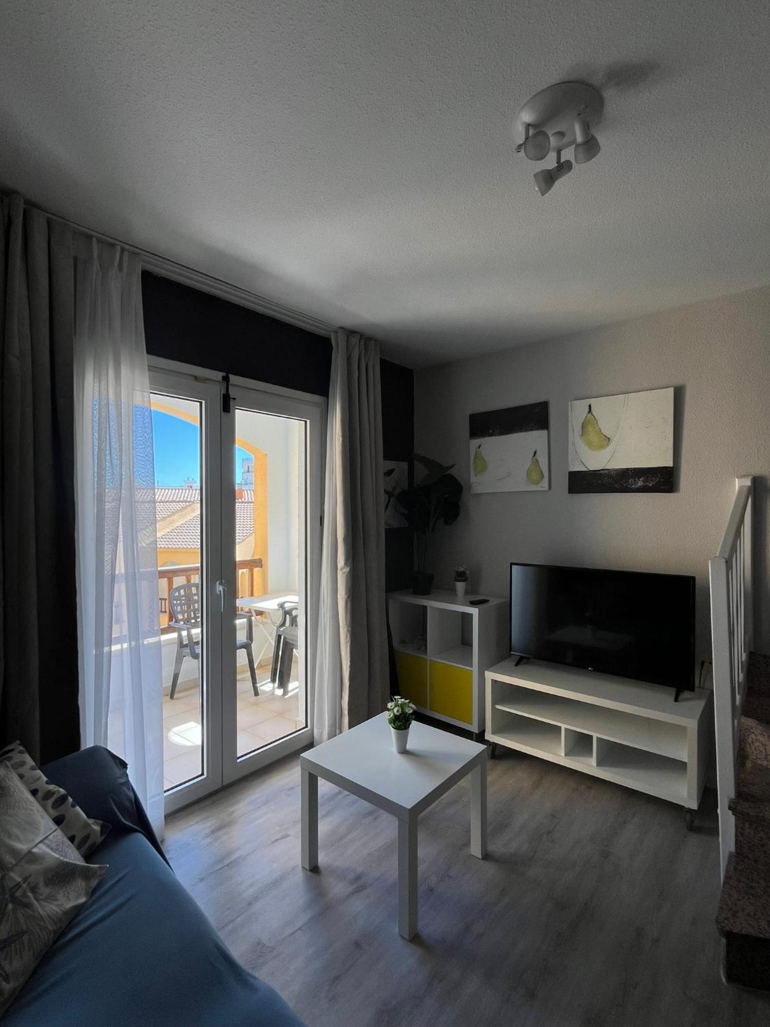 Apartamento Duplex En Primera Linea De Playa Пеньискола Экстерьер фото